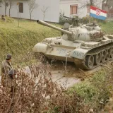 Gornja Rašenica, 1. studenog 1991. godine/Foto: Gradski muzej Bjelovar