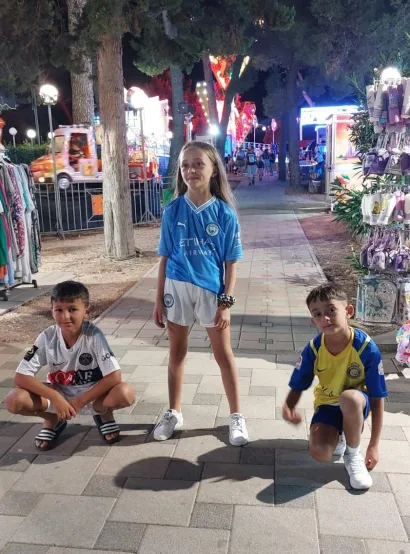 Od malih nogu obožava nogomet/Foto: Privatni album