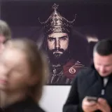 Suvremena interpretacija predaje o krunidbi kralja Tomislava/Foto: Nikola Vilic/CROPIX