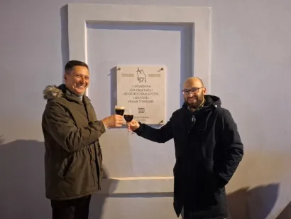 Gradski vijećnik Miroslav Ivančić i gradonačelnik Pakraca Tomislav Novinc/ Foto: Pakrački list