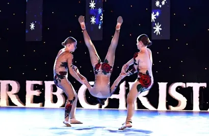 Juniorski trio osvojio je 1. mjesto s koreografijom "Where the wild roses grow"/Foto: Plesni klub Dolce Pakrac-Lipik