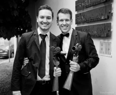 Na studiju u Pragu je dobio nagradu za najboljeg glumca/Foto: Privatni album