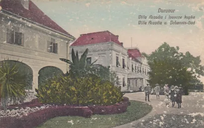 Primjer ručno bojane i o&scaron;tećene razglednice s početka 20. stoljeća/Foto: Privatni album