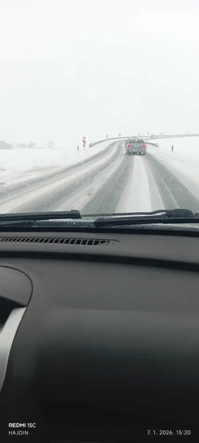 Te&scaron;ko se u srijedu prometovalo i državnim cestama/Foto: Privatni album