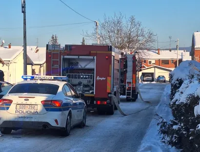 Na terenu su i daruvarski policajci/Foto: Čitatelj