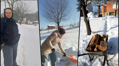 Korisnici su jedva dočekali svoje gerontodomaćice/Foto: Privatni album