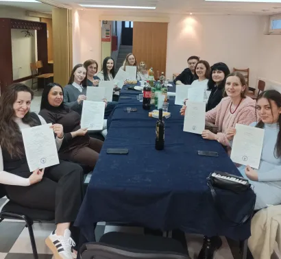 Zajedničko druženje na kraju edukacije/Foto: Pučko otvoreno učili&scaron;te Daruvar