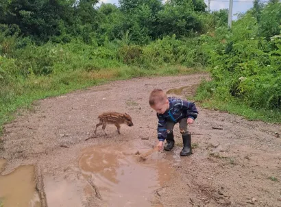 Andrej i Grga postali su veliki prijatelji/Foto: Privatni album