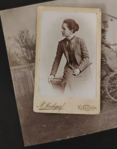 Nasta Rojc u mladim danima/Foto: Državni arhiv u Bjelovaru