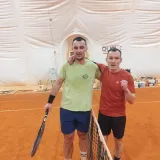 Dario Perković lijevo i Ivan Ple&scaron;a odigrali su zanimljiv i neizvjestan meč/Foto: Mario Barać