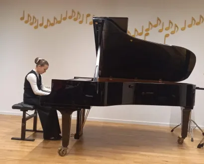 Lana je uspje&scaron;na pijanistica/Foto: Privatni album