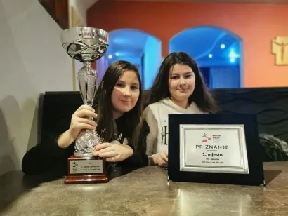 Leoni i Laura nakon jednog vrlo uspje&scaron;nog turnira/Foto: Privatni album