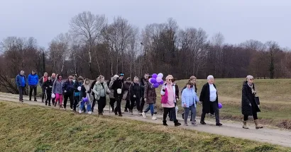 Pozivu na &scaron;etnju odazvalo se 50-ak sudionika/Foto: HPD Garjevica