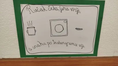 &Scaron;kolarci su napravili moderne verzije zidnjaka/Foto: Slavica Trgovac Martan