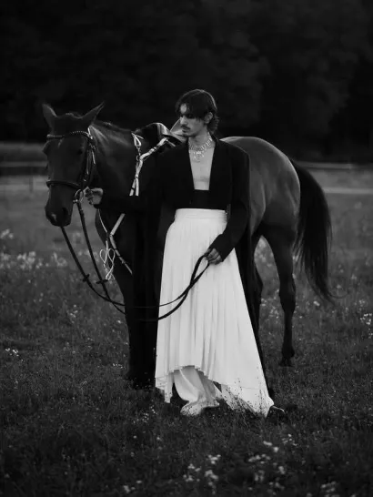 Nicolas od malih nogu obožava konje/Foto: Privatni album