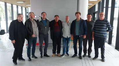 Ante Sikirić u Veteranskom centu/ Foto: Privatni album