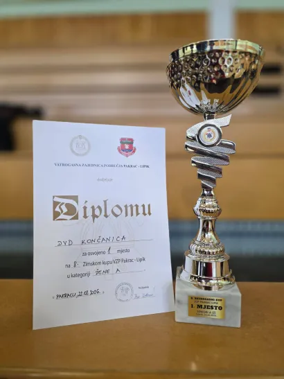 Novi pehar stigao je u Končanicu/Foto: DVD Končanica