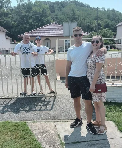 Suprug, sinovi i snaha su joj velika podr&scaron;ka/Foto: Privatni album