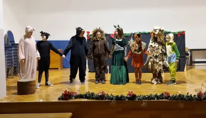 Za vrijeme nedavnog nastupa u Severinu/Foto: Bjelovarsko kazali&scaron;te