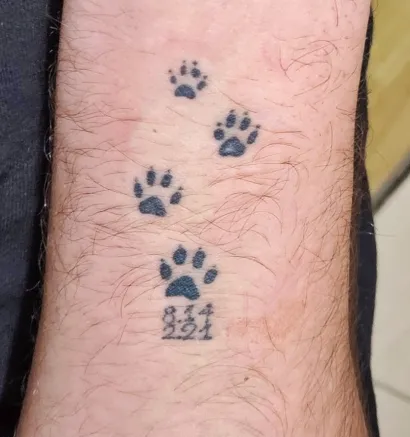 Tetovaža u spomen na kućnu mačku/Foto: Nikica Puhalo/MojPortal.hr