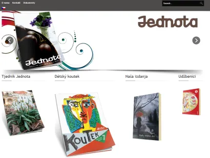 Naslovnica portala Jednota
