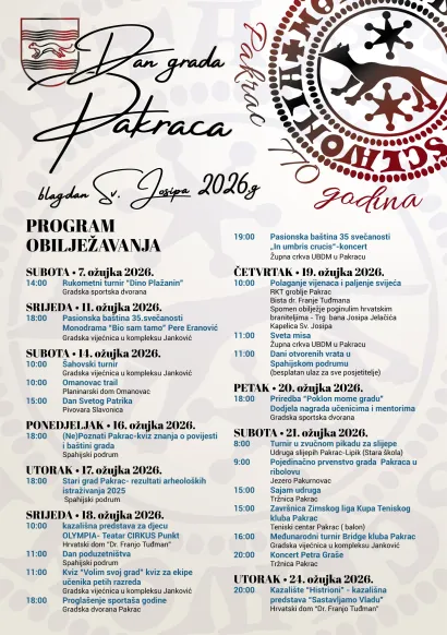 Program obilježavanja Dana grada Pakraca