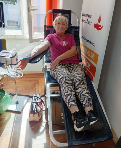 Redovna je darivateljica krvi/Foto: Privatni album