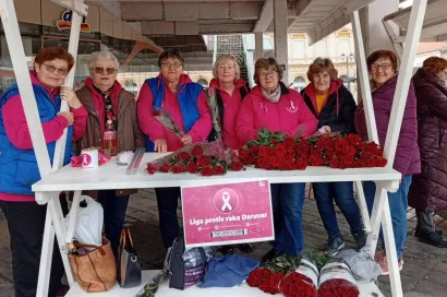 S prijateljicama iz Lige protiv raka Daruvar/Foto: Privatni album