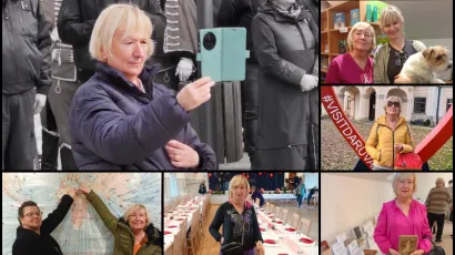 Mira kaže da nema mira, uvijek mora biti u pokretu i bilježiti događaje/Foto: Nikica Puhalo/MojPortal.hr, privatni album