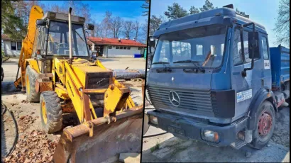 Dva radna stroja prodaju se na javnom natječau/Foto: Darkom 