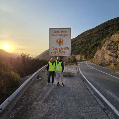 Od granice do granice, pre&scaron;li su gotovo 1200 km/Foto: Privatni album