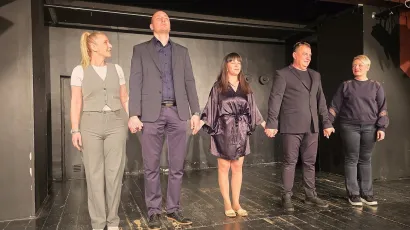 Ekipa pobjedničke predstave/Foto: Zajednica kulturno-umjetničkih udruga Bjelovarsko-bilogorske županije