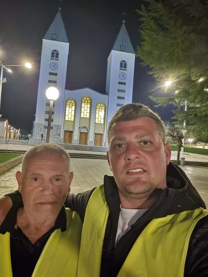 Antun se hodočasnicima pridružio u Bosni/Foto: Kristo Matić