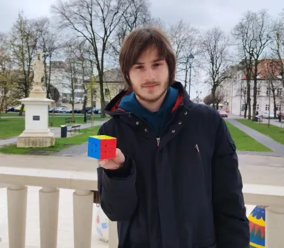 Kocku 3x3 Danijel složi za 14 sekundi/Foto: Slavica Trgovac Martan