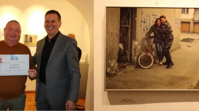 Zdenko Ježovit iz Križevaca osvojio je 3. mjesto za fotografiju "Ljubav u ratu"/Foto: Pakrački list