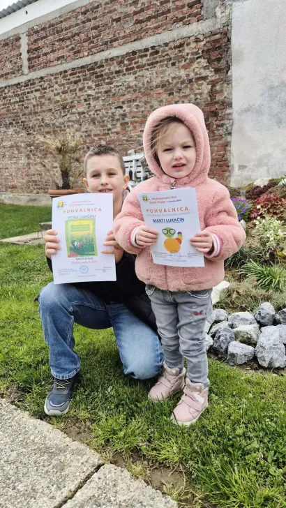 Petar i Marta vole čitati/Foto: Narodna knjižnica ''Petar Preradović''