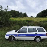Policijski ocevid na brdu gdje je pao zrakoplov/Foto: Boris Kovačev/CROPIX
