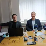 Direktor TZ BBŽ Marcel Medak i bjelovarsko-bilogorski župan Marko maru&scaron;ić/Foto: Slavica Trgovac Martan 