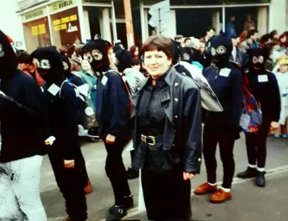 U ma&scaron;karanoj povorci s učenicima/Foto: Privatni album