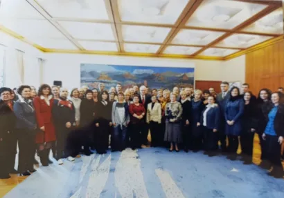 Na prijemu na Pantovčaku/Foto: Privatni album