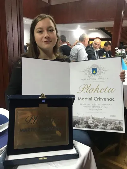 Priznanje Općine Velika Trnovitica/Foto: Privatni album