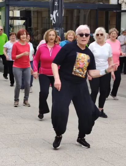 Umirovljenice iz Bjelovara i Predavca su zaplesale/Foto: Slavica Trgovac Martan