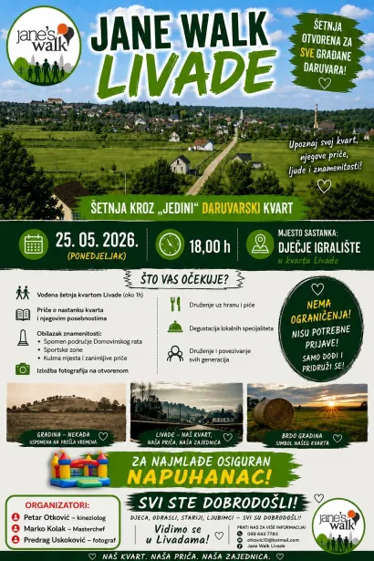 Evo &scaron;to vas sve čeka u ponedjeljak u Livdama