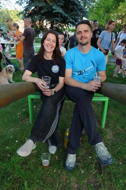 Tanja Novotni Golubić sa suprugom Tomislavom/Foto: Jane's walk