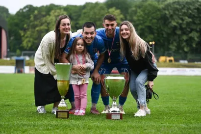 S kumom Alenom &Scaron;ourekom/Foto: Tep Petr