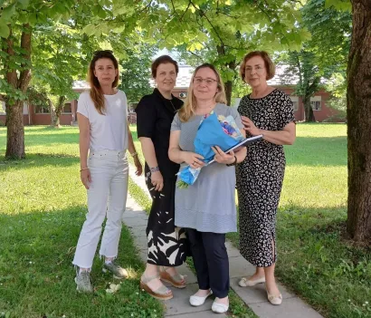 Valentina s diplomom specijalistice rane intervencije/Foto: Privatni album