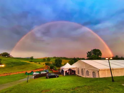 Prirodna čarolija nad imanjem obitelji Doneski/Foto: OPG Doneski, &scaron;ator za vjenčanja, 300 ljudi, imanje, prosslave, team building, konferencije, 