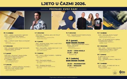 Program ovogodi&scaron;njeg ljeta u Čazmi