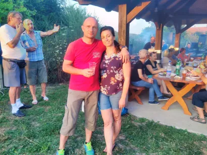 Mario Cantoni ssa suprugom Marinom/Foto: Privatni album