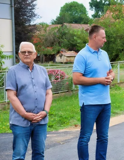 Načelnik Općine Končanica Zlatko bakunić i župan Marko Maru&scaron;ić/Foto: BBŽ
